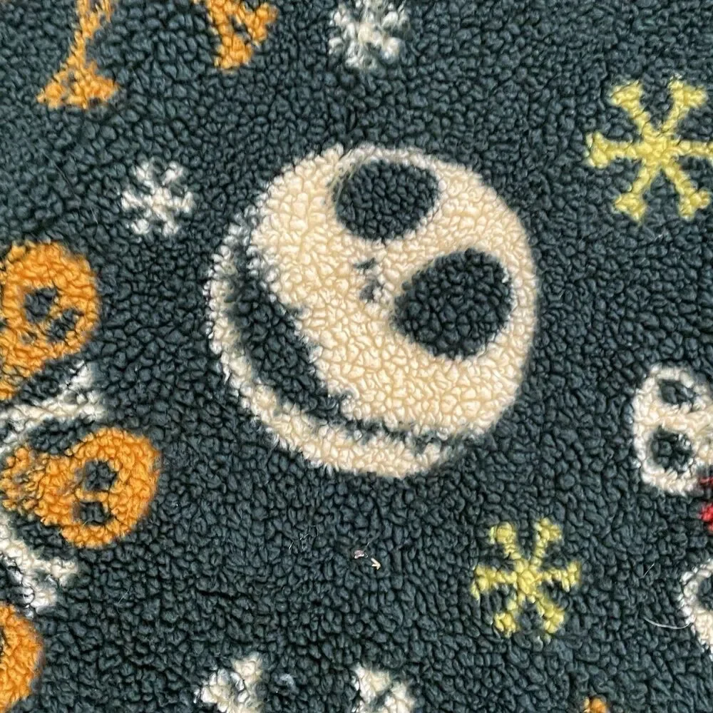 Disney Nightmare Before Christmas Sherpa Fleece Throw 50in x 60in